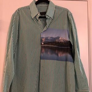 Zara abstract print shirt